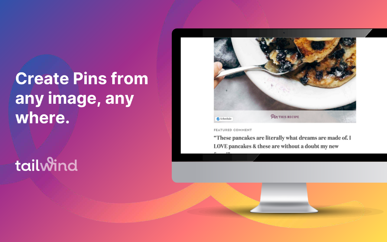 Tailwind Pinterest scheduling extension